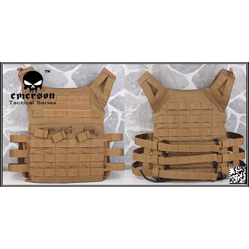 Gilet Tattico Con Sistema MOLLE JPC COYOTE BROWN EmersonGear