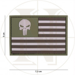 American Flag Punisher Patch